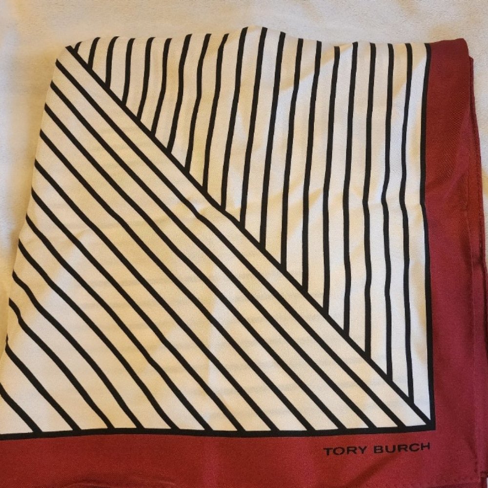 Tory Burch Illusions Stripe Scarf